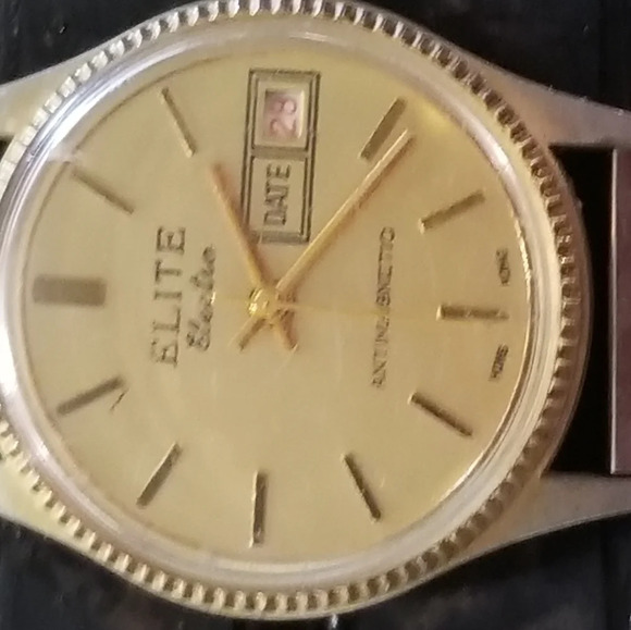Rare Vintage Elite Electra Anti Magnetic Mens Watch - Picture 2 of 5